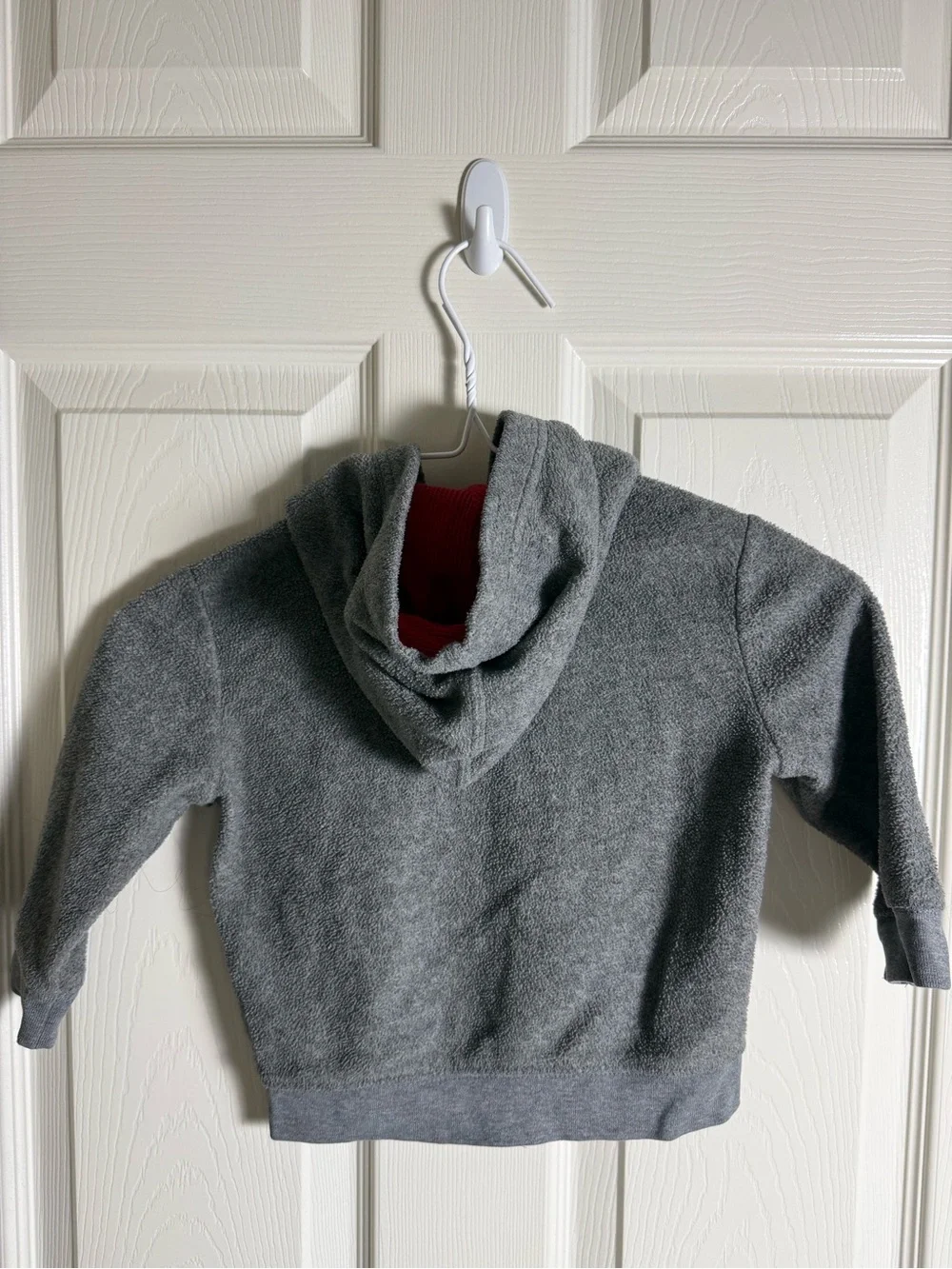 GAP Kids' Gray Hoodie with Red Logo